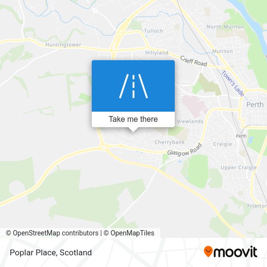 Poplar Place map