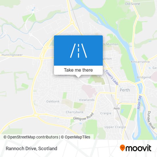 Rannoch Drive map
