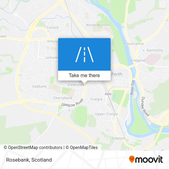 Rosebank map