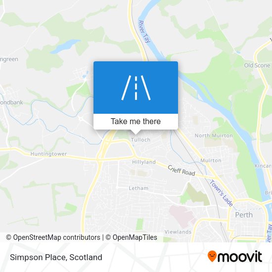 Simpson Place map