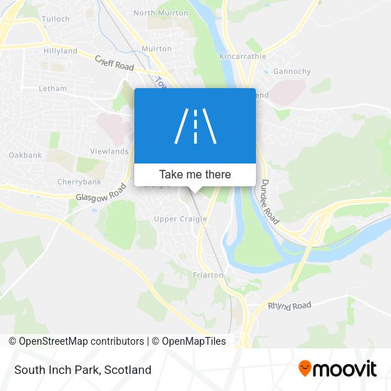 South Inch Park map