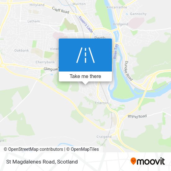 St Magdalenes Road map