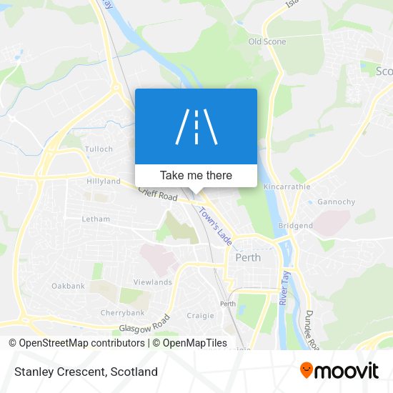Stanley Crescent map