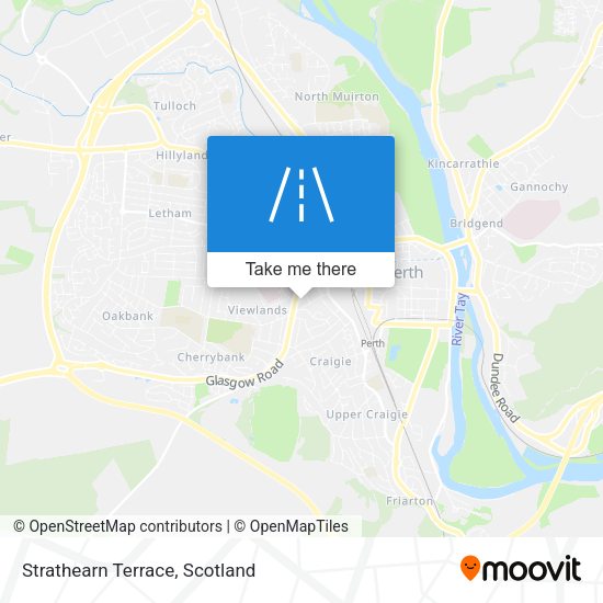 Strathearn Terrace map