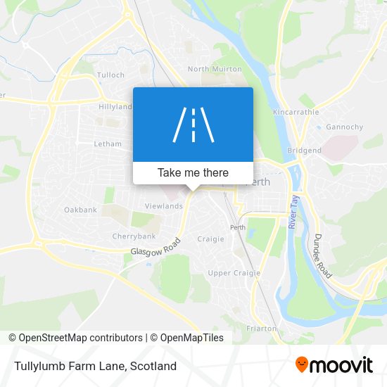 Tullylumb Farm Lane map