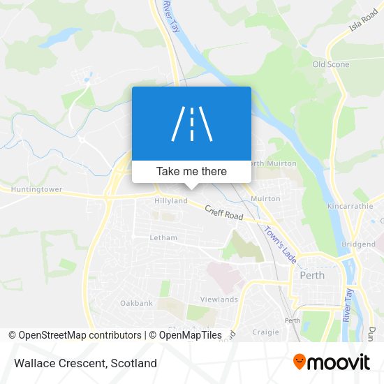 Wallace Crescent map