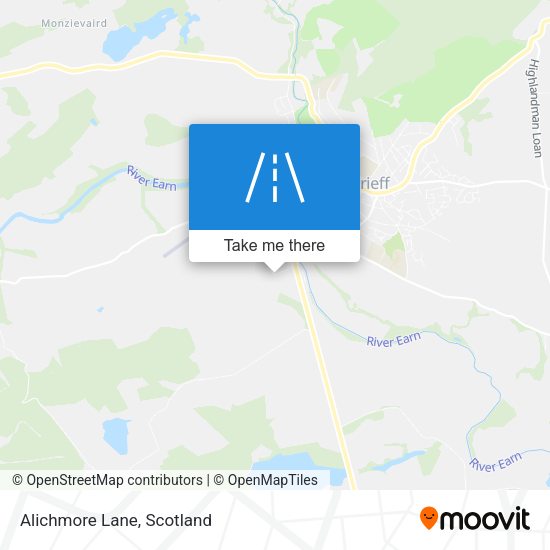 Alichmore Lane map