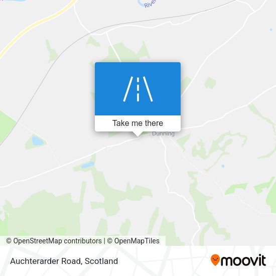 Auchterarder Road map