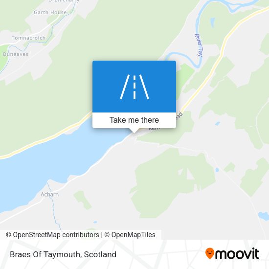 Braes Of Taymouth map