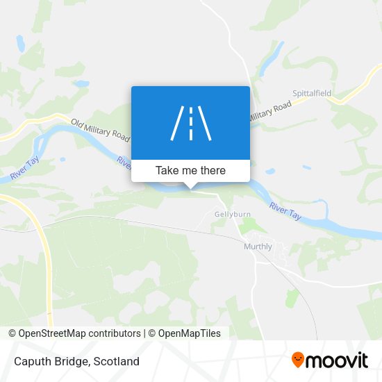 Caputh Bridge map