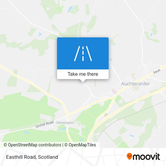 Easthill Road map