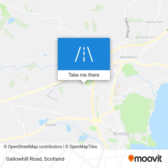 Gallowhill Road map