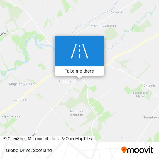 Glebe Drive map