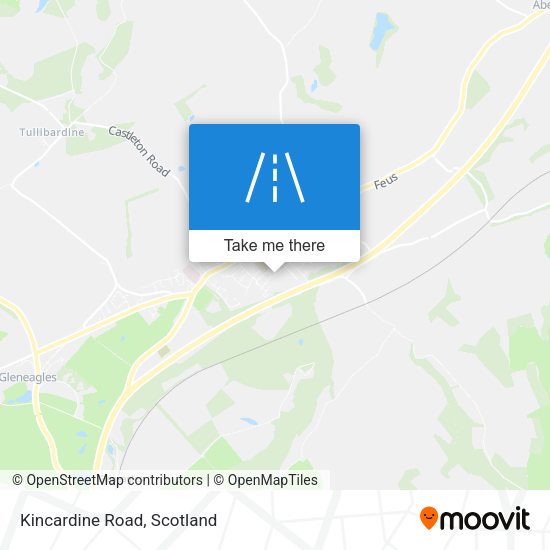 Kincardine Road map