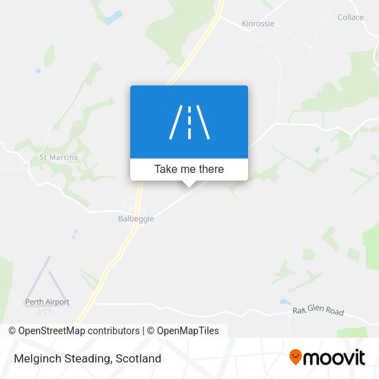 Melginch Steading map