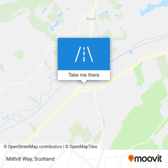 Millhill Way map