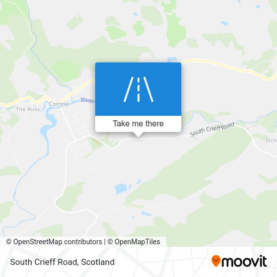 South Crieff Road map