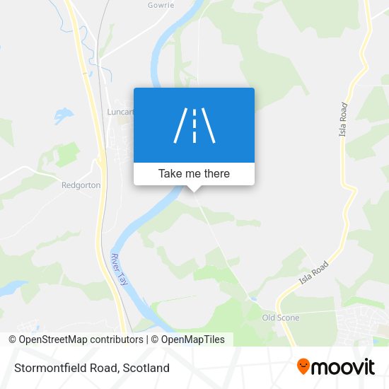 Stormontfield Road map