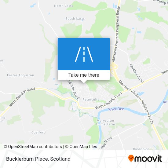 Bucklerburn Place map
