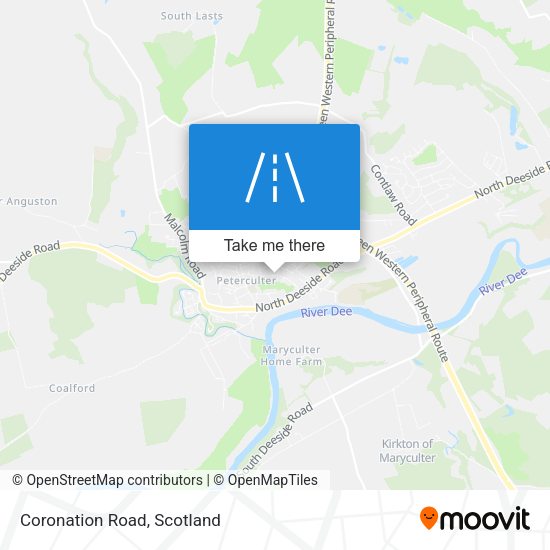 Coronation Road map