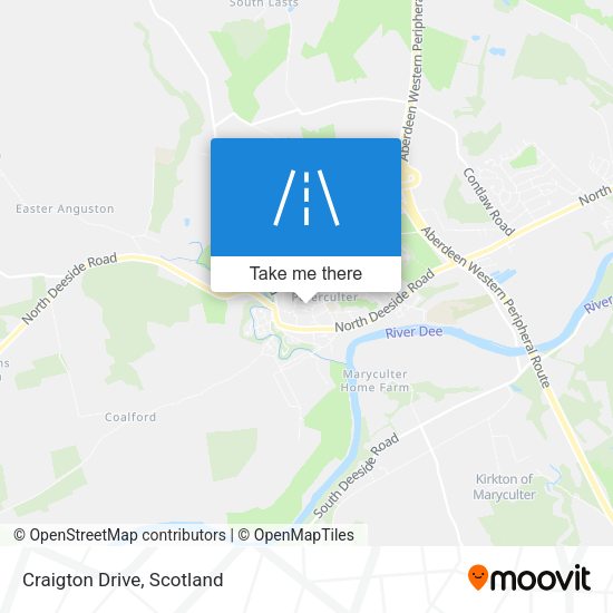 Craigton Drive map