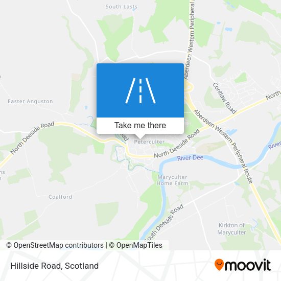 Hillside Road map