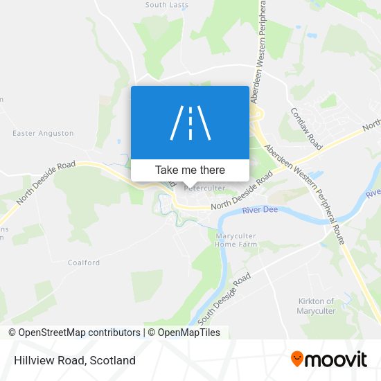 Hillview Road map
