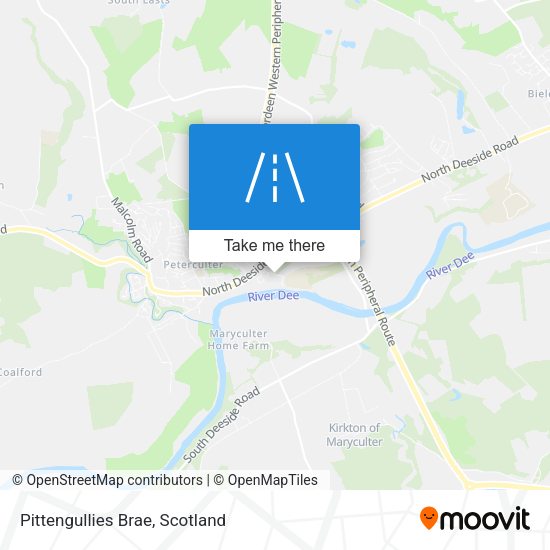 Pittengullies Brae map