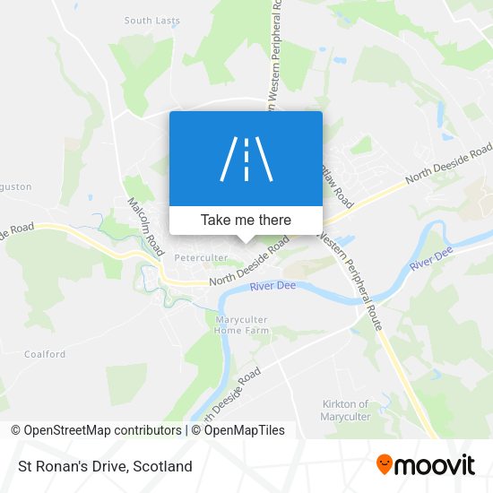 St Ronan's Drive map