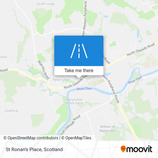 St Ronan's Place map