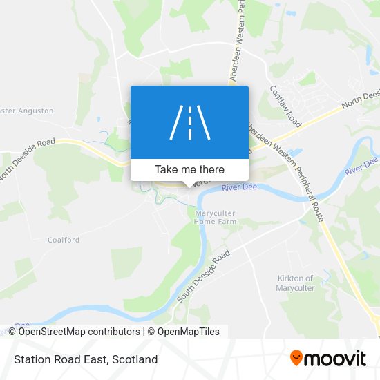 Station Road East map