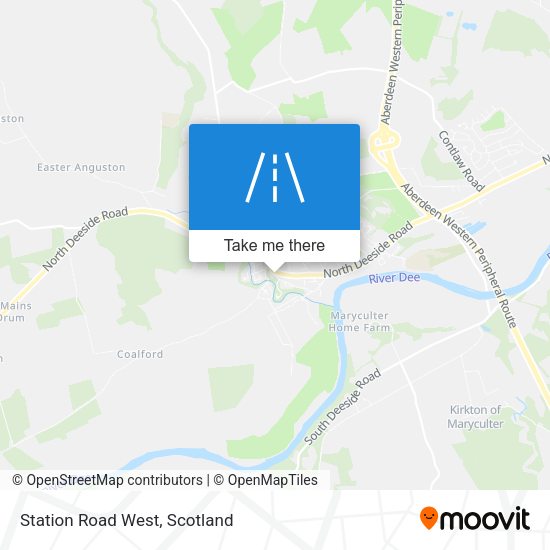 Station Road West map