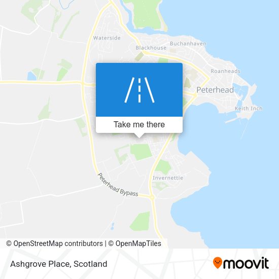 Ashgrove Place map