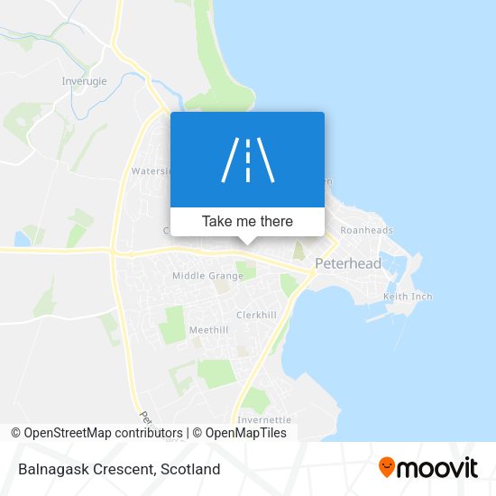 Balnagask Crescent map