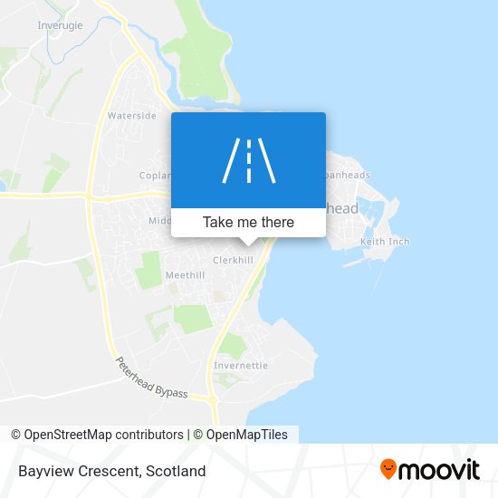 Bayview Crescent map