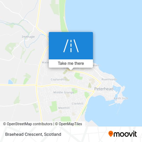 How to get to Braehead Crescent in Peterhead by Bus?