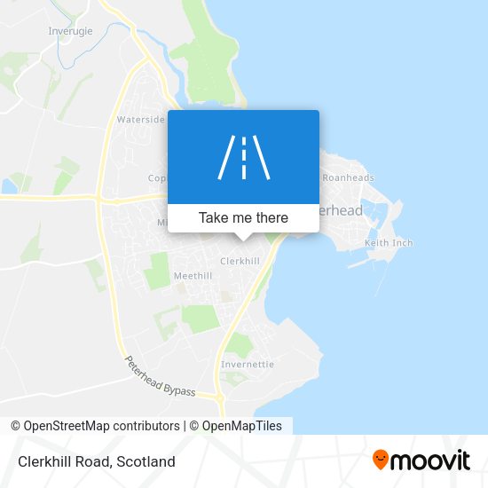 Clerkhill Road map
