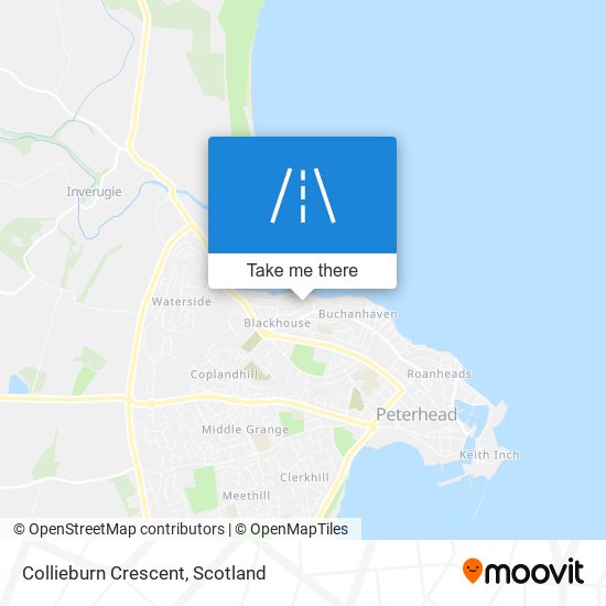 Collieburn Crescent map