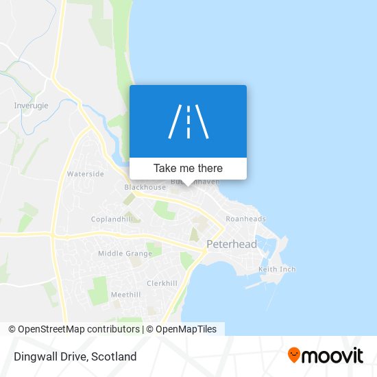 Dingwall Drive map