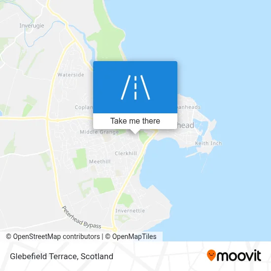 Glebefield Terrace map