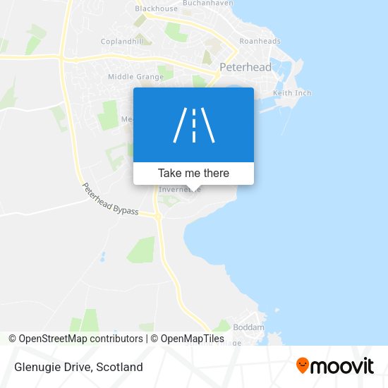Glenugie Drive map
