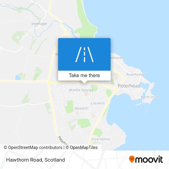 Hawthorn Road map