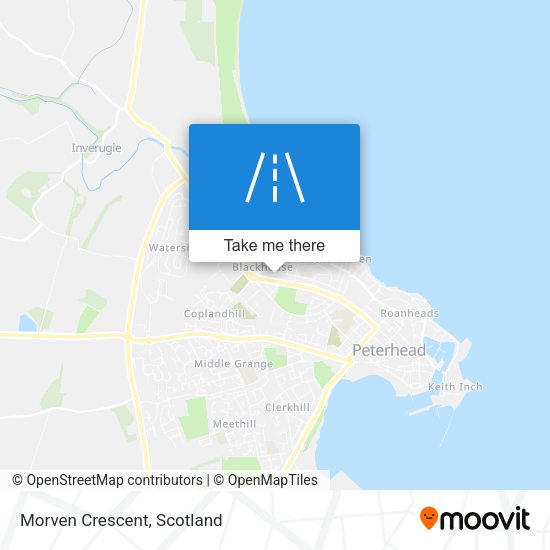 Morven Crescent map
