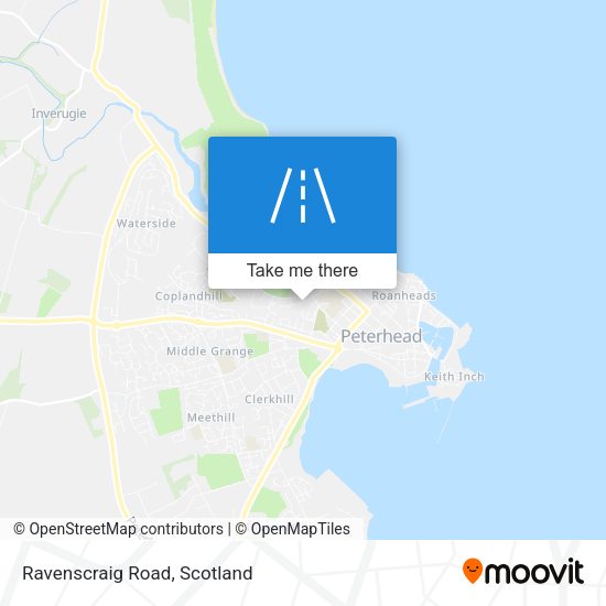 Ravenscraig Road map