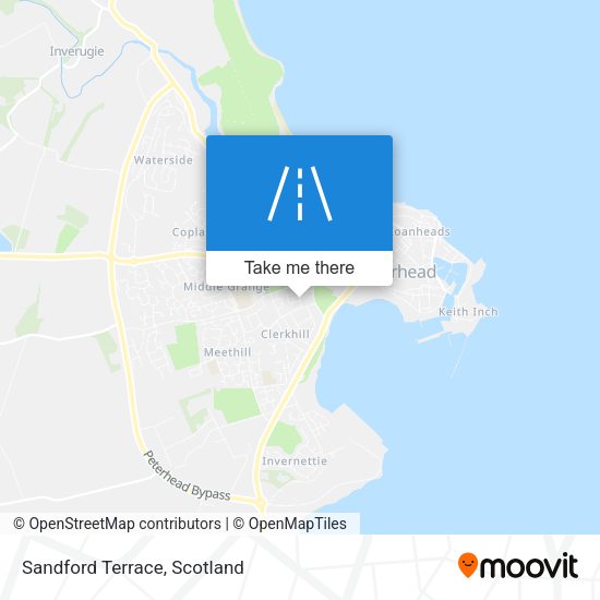 Sandford Terrace map