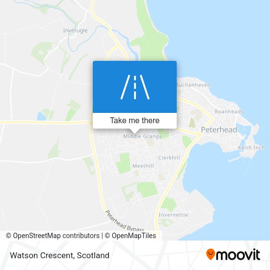Watson Crescent map