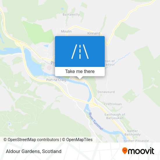 Aldour Gardens map
