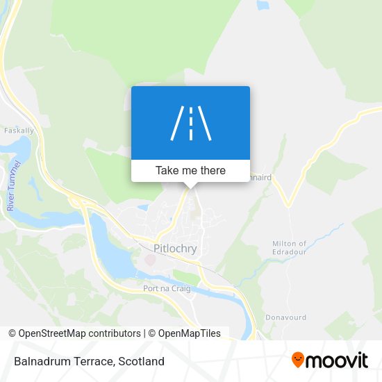 Balnadrum Terrace map