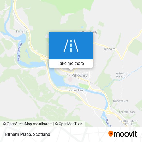 Birnam Place map