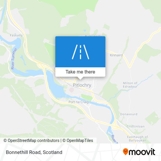 Bonnethill Road map